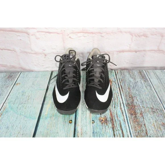 Nike Ultrafly 2  Black Nylon Lace up Soccer Cleats Sneakers Shoes Size 12 - Picture 5 of 9